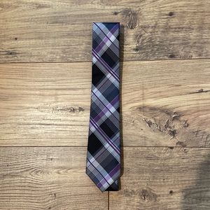 DKNY Argyle Silk Tie